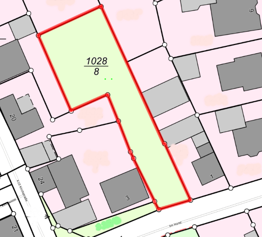 Lageplan (Klein) Grundst�ck Hatzenb�hl