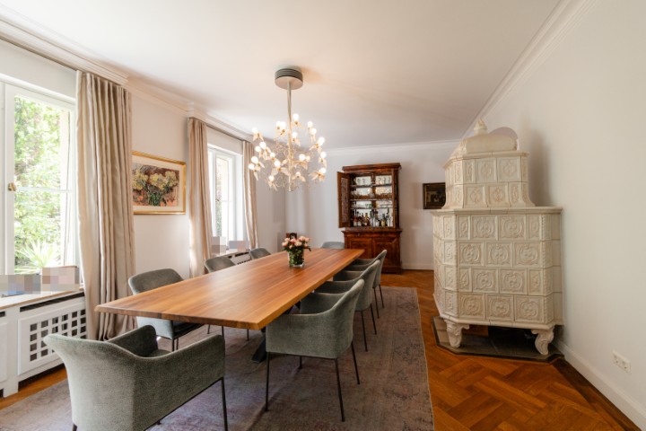 Essbereich bei Wohnzimmer (Klein) Haus Karlsruhe
